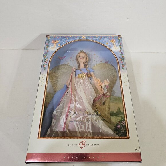 Angel Barbie 2006 Golden Angel PINK LABEL NIB J0973 - Picture 5 of 6